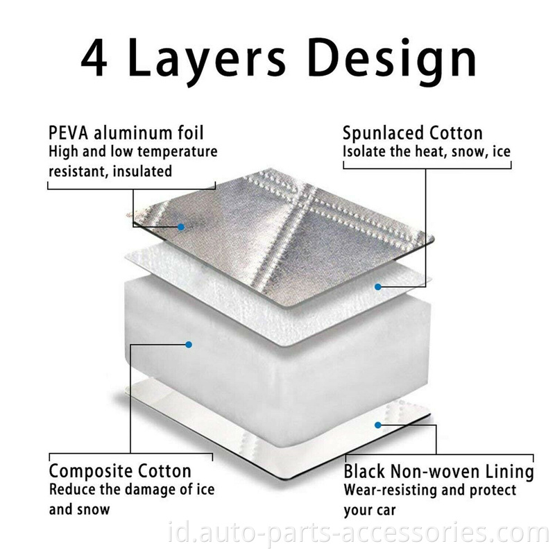 Aluminium PE Foam Heat Water Block Anti Fog 4 Layers Soft Soft Inner Cover Snow Cover